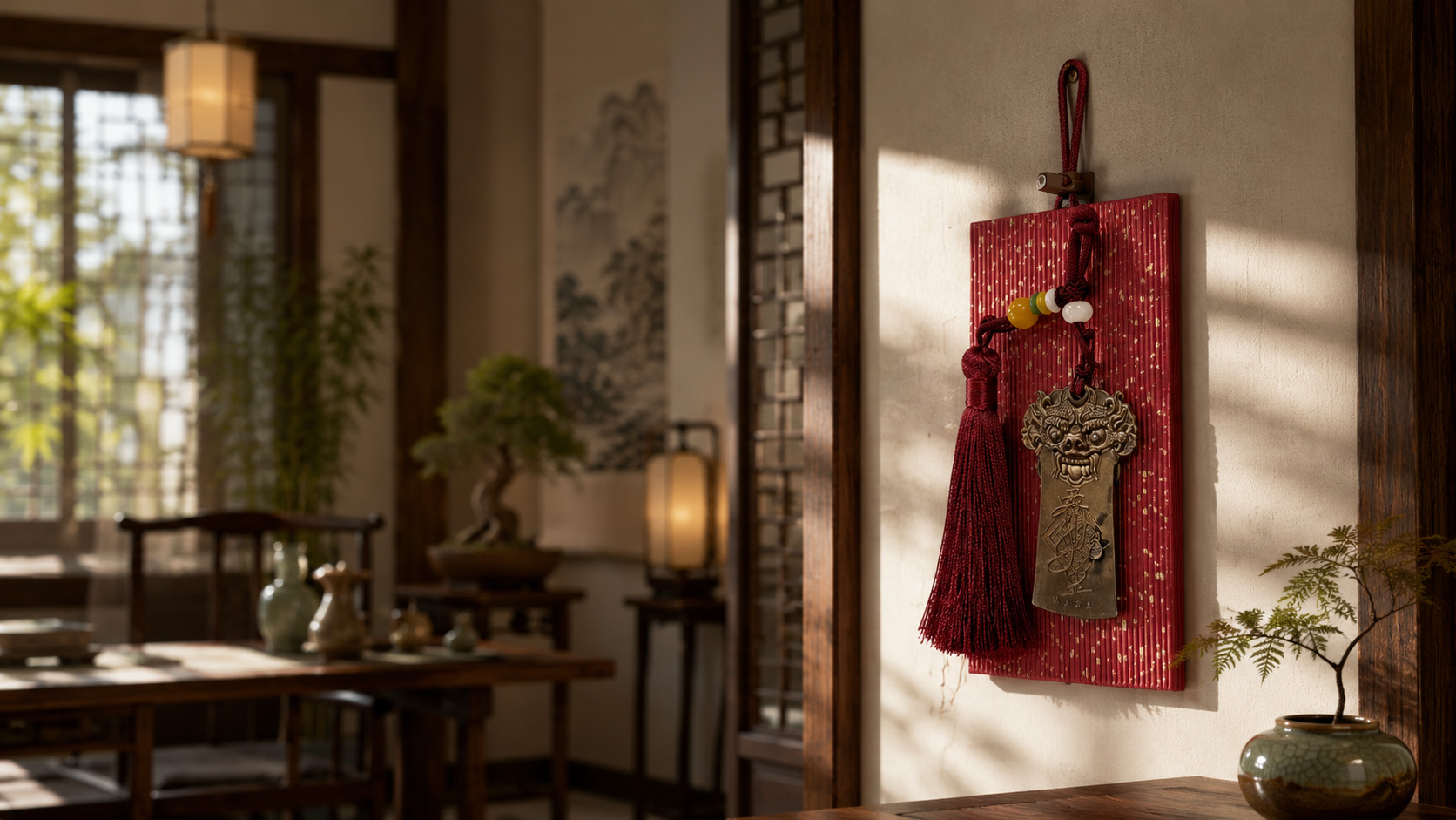Firetalisman Taisui Talisman study display